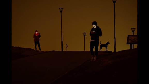 说明: Macintosh HD:Users:chendong:Desktop:张乾琦 工作坊:工作坊:官方作品:中文图说:不存在的战争:1. 张乾琦,“不存在的战争”视频截图,2017.jpg