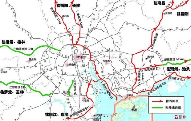 深高速发布车流高峰及疏导路线指引！清明出行这样走！