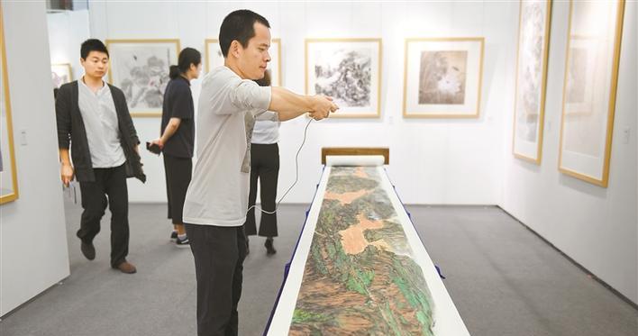 长安画派作品展诠释陕西文化