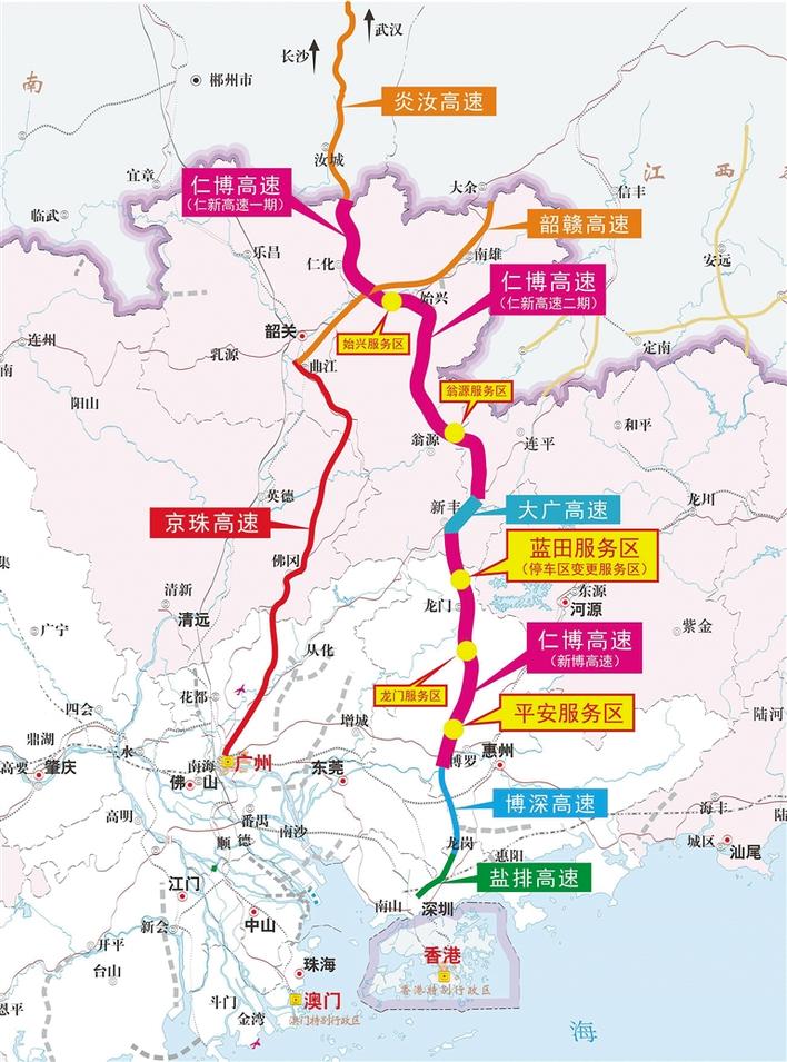 武深高速今日全线贯通 深圳-武汉行程缩至9小时！