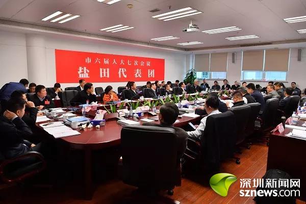 审议市政府工作报告 市人大盐田团代表踊跃发言