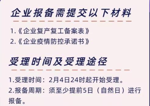 注意！深圳各区（新区）企业复工报备具体申请工作指引在这里