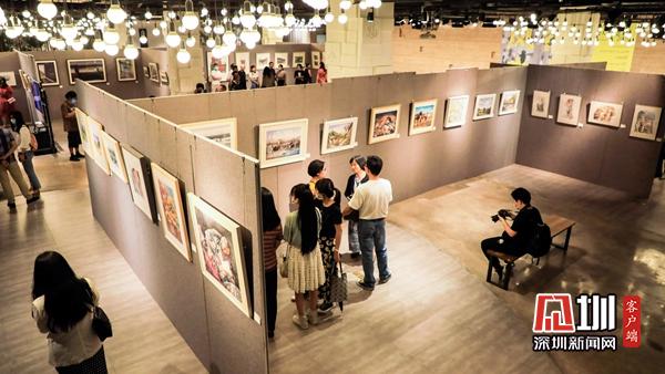 “风行水上”——深圳12人水彩艺术展在宝安开展