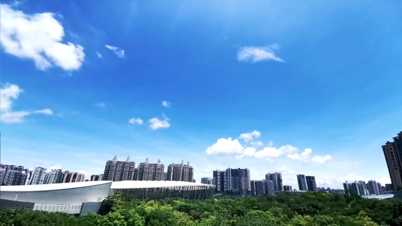 延时宝安 | 从日出到日落 给你送来一片“宝安蓝”