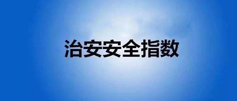 深圳警方发布2021年第6期全市各街道治安安全指数