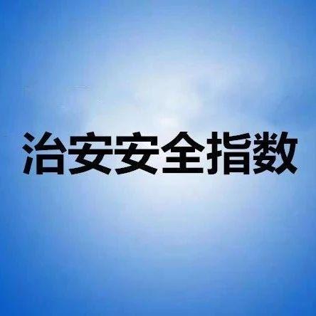 深圳警方发布2021年第7期全市各街道治安安全指数