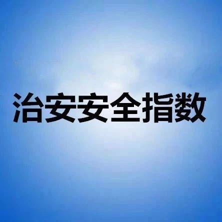 深圳警方发布2021年第9期全市各街道治安安全指数