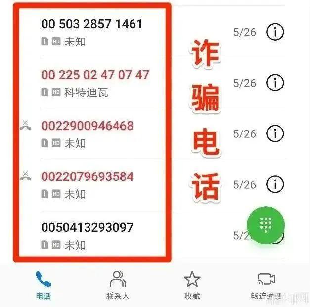 00开头的电话是不是诈骗电话