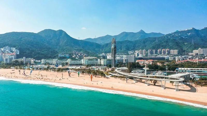 大梅沙海滨公园便民服务升级五一入园记得提前预约