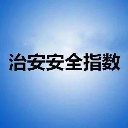深圳警方发布2021年第24期全市各街道治安安全指数