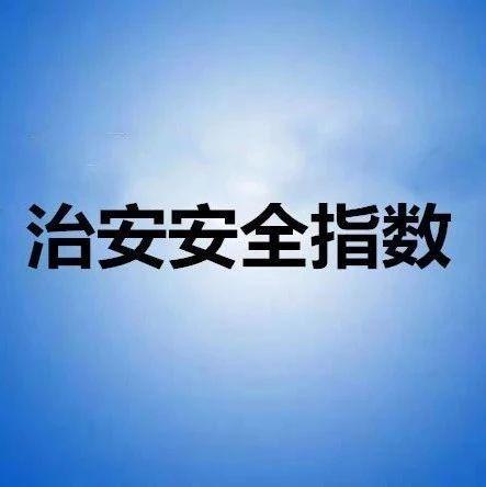 深圳警方发布2021年第37期全市各街道治安安全指数