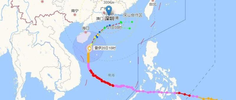 台风白色预警生效中！今明两日深圳迎降雨天气