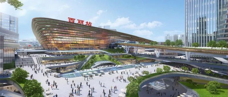 西丽综合枢纽效果图曝光！比深圳北站还要大