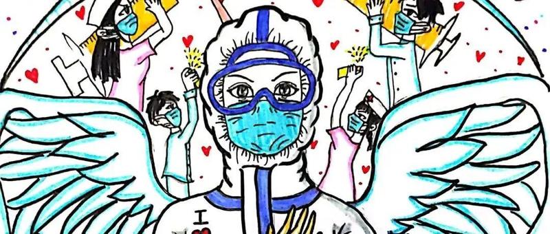 安心稚语“童”防疫|童心童绘 抗击疫情