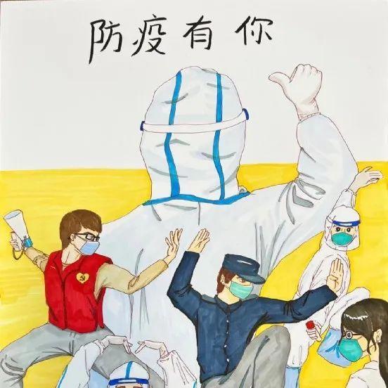 文明新风尚！用画笔定格美丽坪地防疫瞬间！