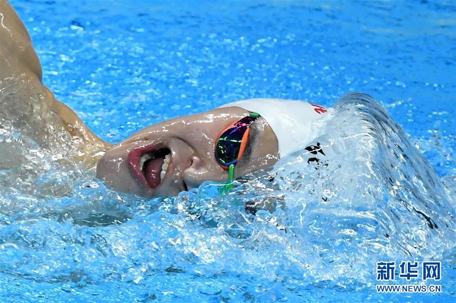 （亚运会）（7）游泳——男子800米自由泳：孙杨夺冠