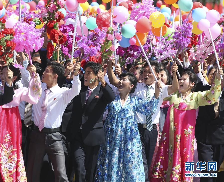 （国际）（8）朝鲜举行阅兵集会庆祝建国70周年