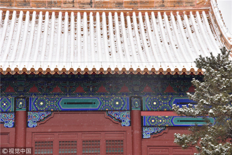 北京喜迎春雪 故宫里赏唯美雪景