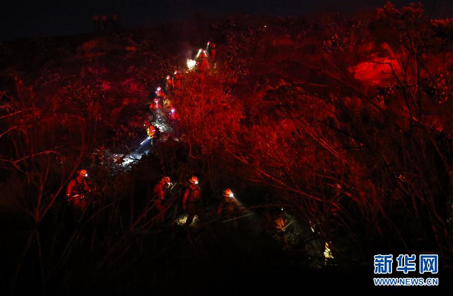 宇航员在国际空间站拍摄加州野火照片