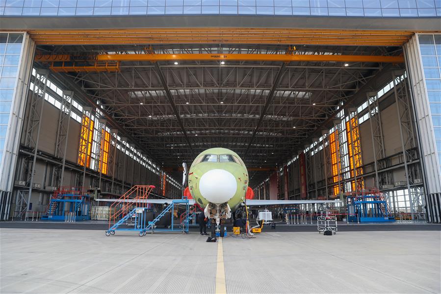 ARJ21飞机生产线复工复产
