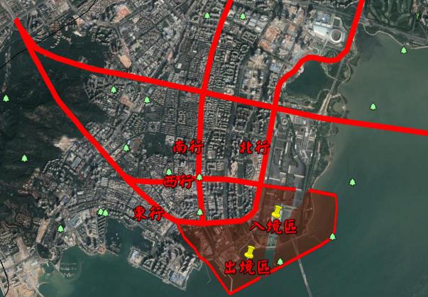 【建议】有网友建议将深圳湾口岸及过境交通分流