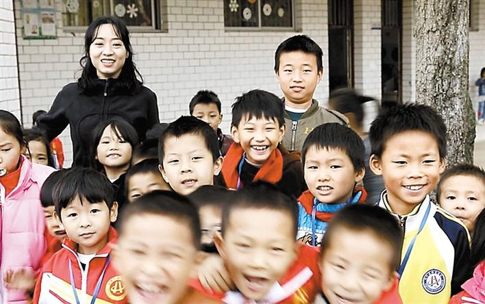 老师带给孩子们的欢乐