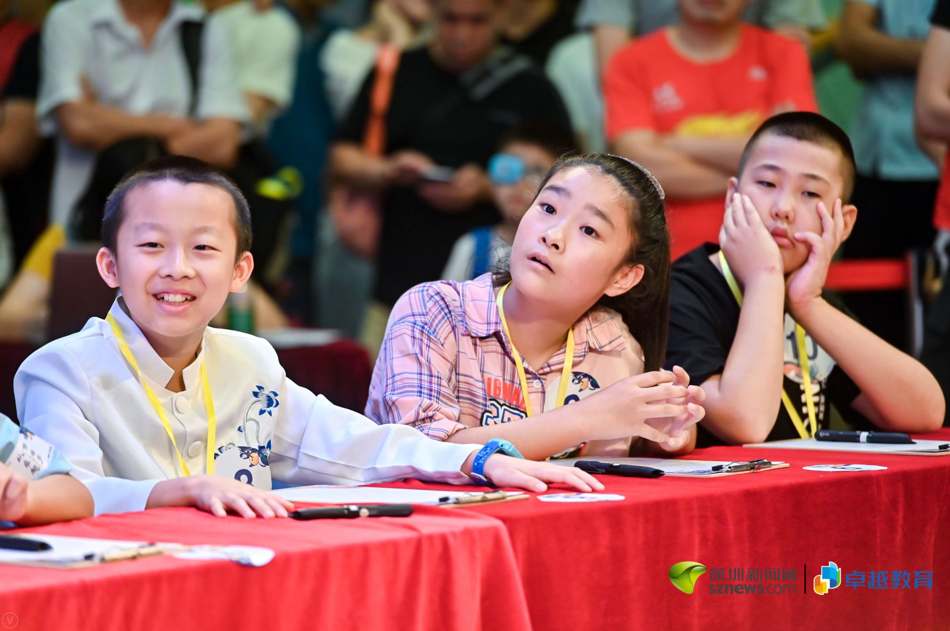 国学少年选手在活动现场