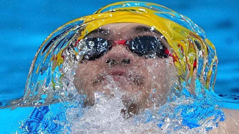 男子100米仰泳半决赛赛况