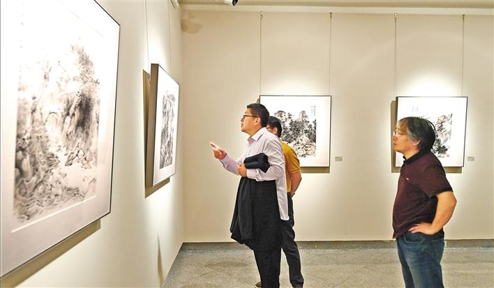 当代水墨名家关山月美术馆展示丹青使命