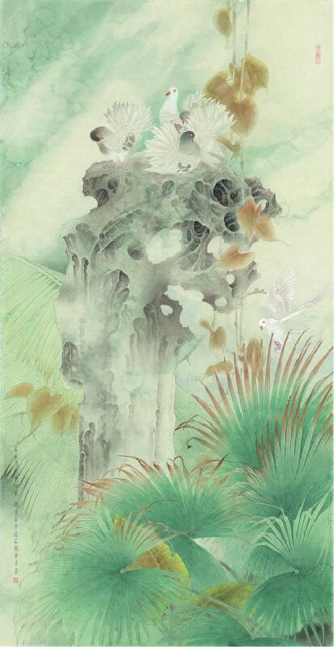 中国当代工笔画名家樊萍教授精品邀请展在珠海开幕