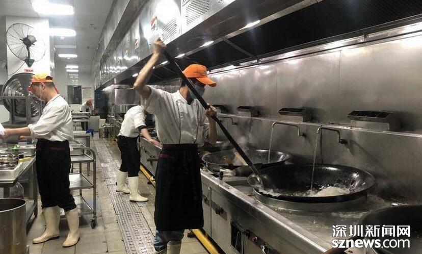 华星光电食堂后厨曝光这家名企的食堂评级出来了