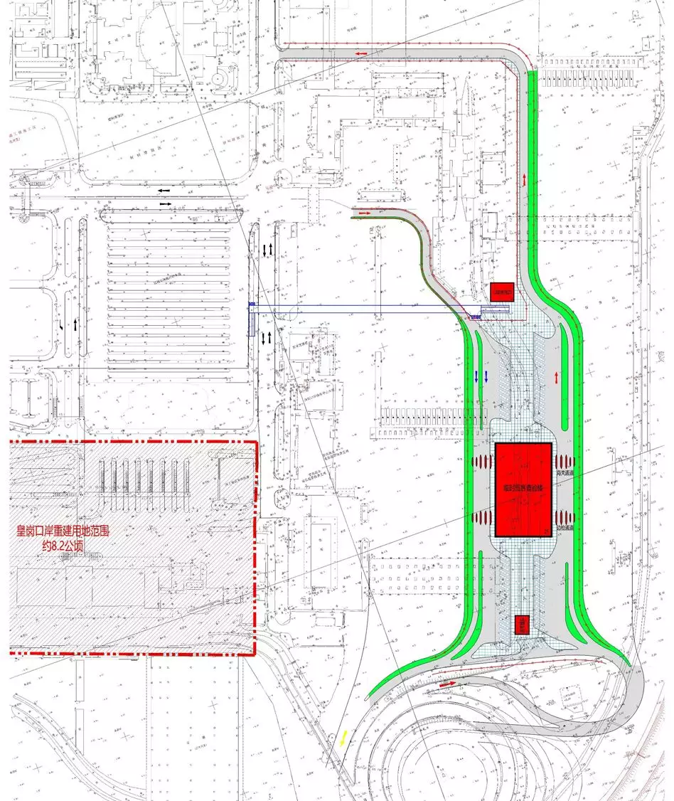 皇岗口岸要重建了期间不影响客货检正常通关