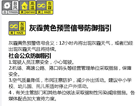 受台风白鹿外围下沉气流影响深圳气象台发布灰霾预警