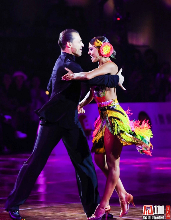 di filippo与dasha,来自英国的世界拉丁舞冠军dorin frecautanu与