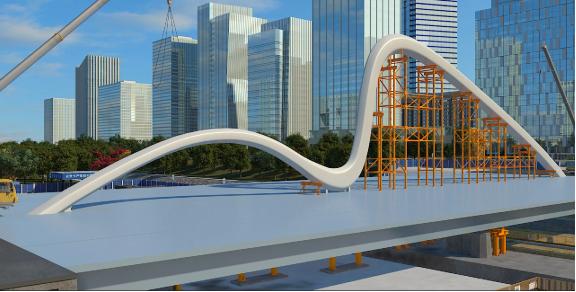 项目参建各方将继续安全,优质,高效地推动全桥钢箱梁合拢以及钢拱肋