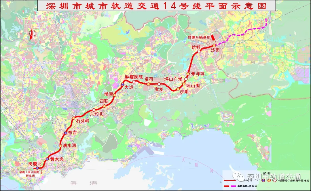 深圳地铁14号线首个主变电所顺利封顶！预计2022年通车