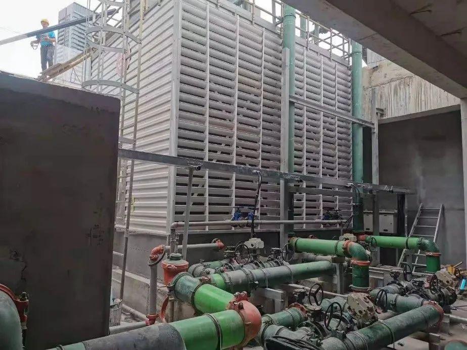 冷却塔迁改前后位置对比图将为市民提供更好的城市环境原先被冷却塔