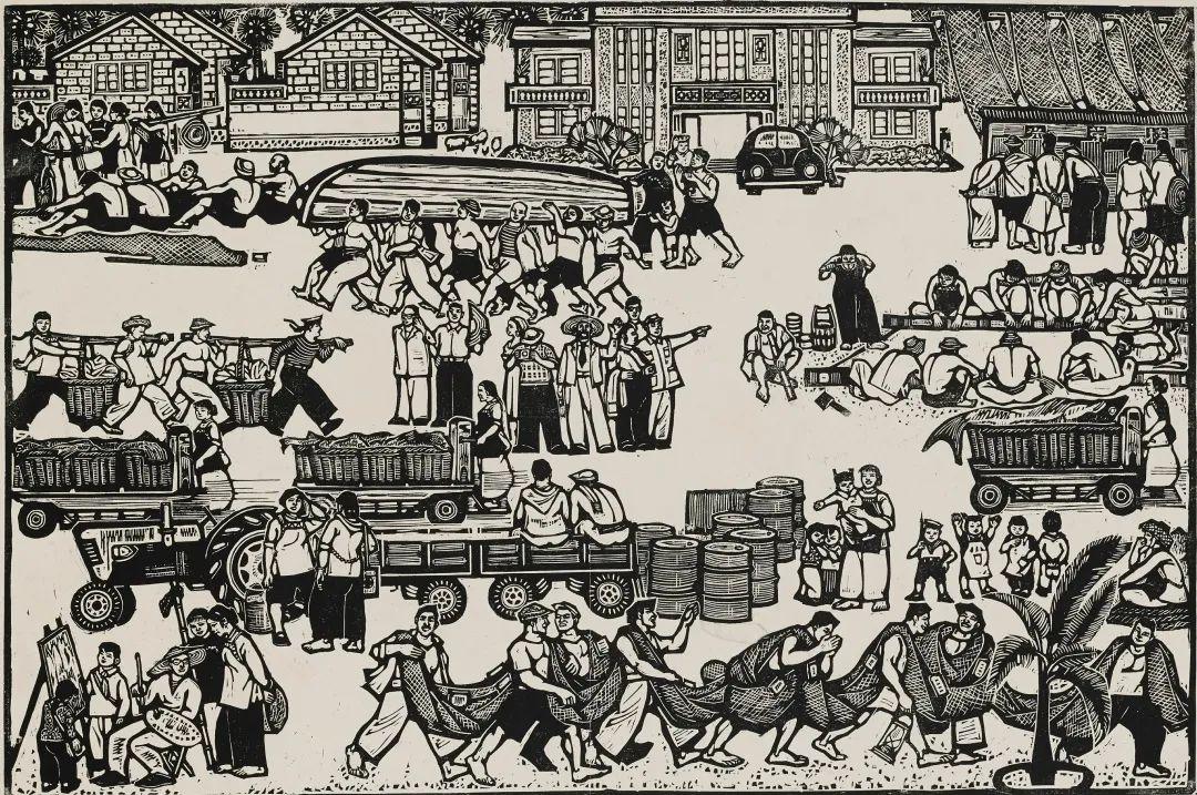 欣赏广美人画笔下的劳动主题作品