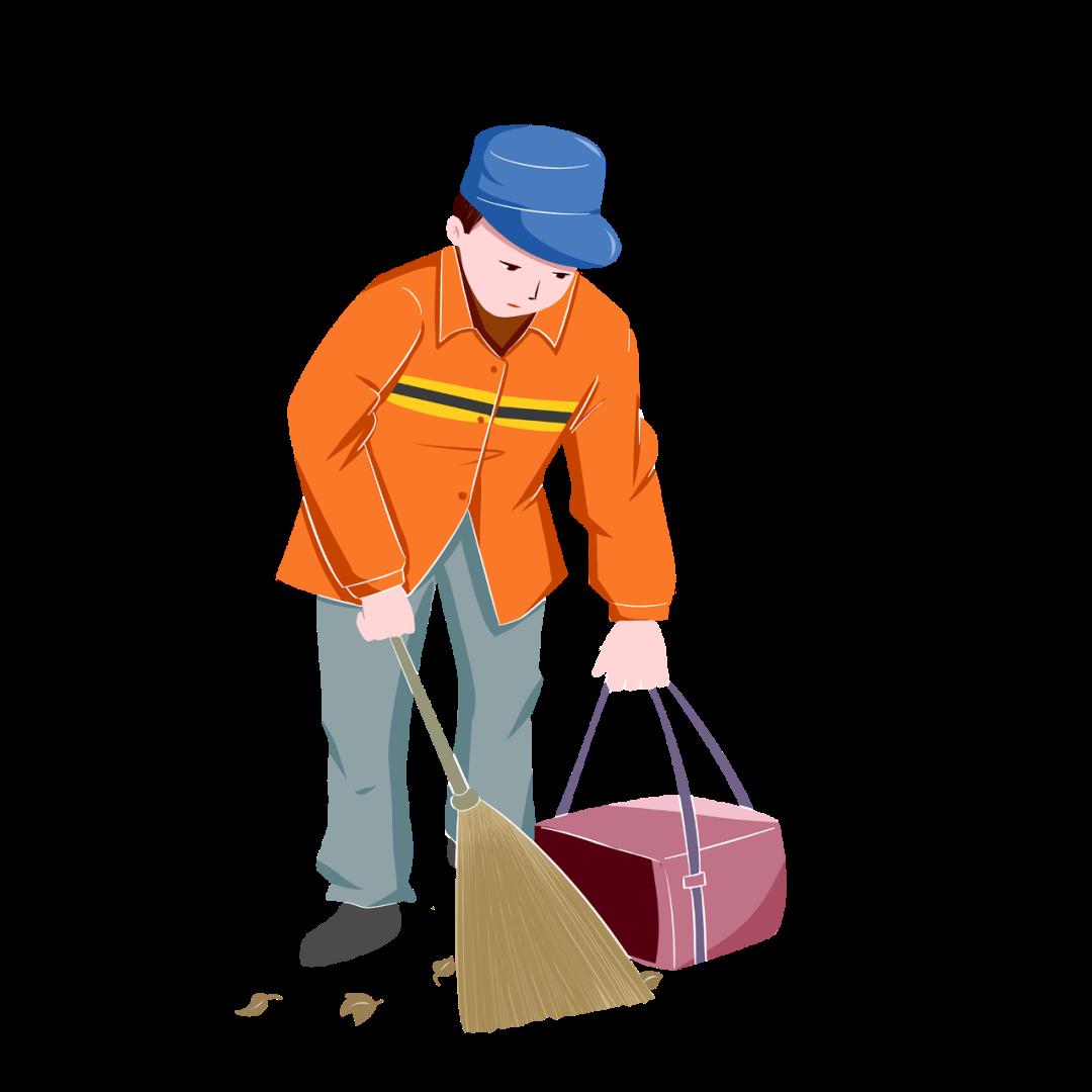 我为群众办实事为城市美容师撑起一把安全伞