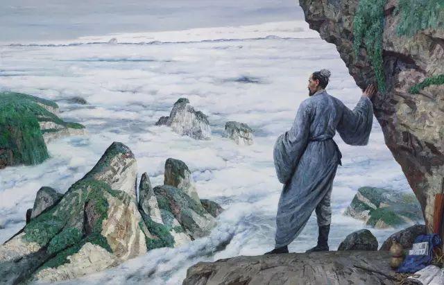 5cm×440cm殷雄,李根(上海)元明青花瓷油画509cm×379.