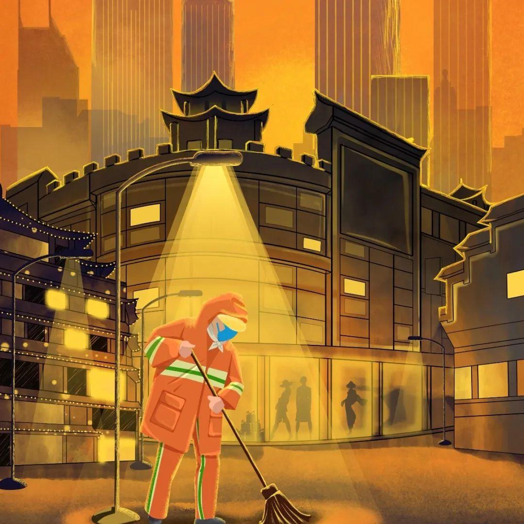 等你作品罗湖环卫工人主题作品征集
