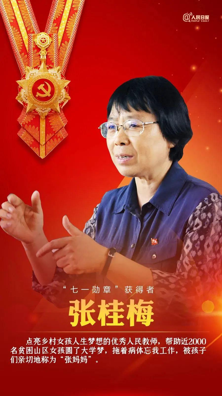 快看,"七一勋章"获得者中的人才身影