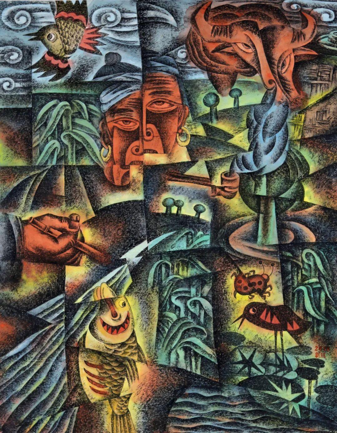 当代名家力作亮相罗湖!看艺术家这样"艺"述四史