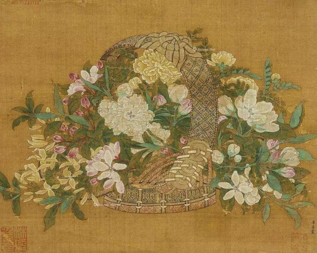 宋人还有"簪花"的习惯,不论男女,不分贵贱,上至君主大夫,下至市井小民