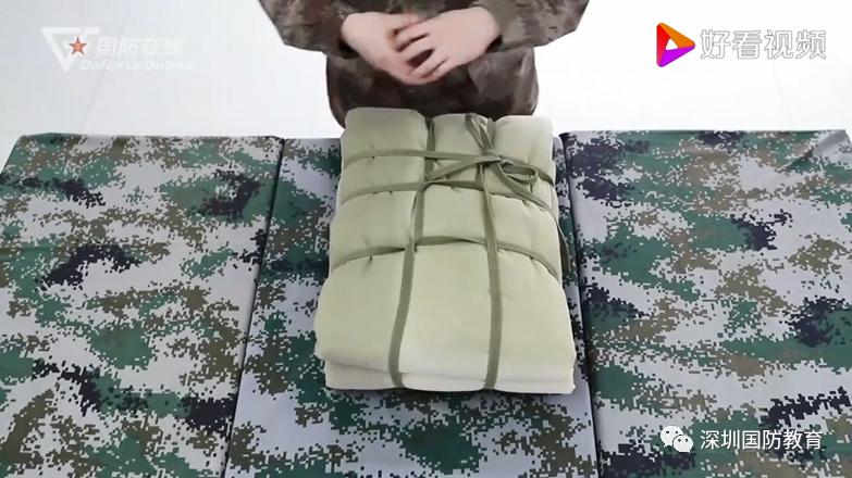 中学组实操课目① | 战备基础知识考核-打背包