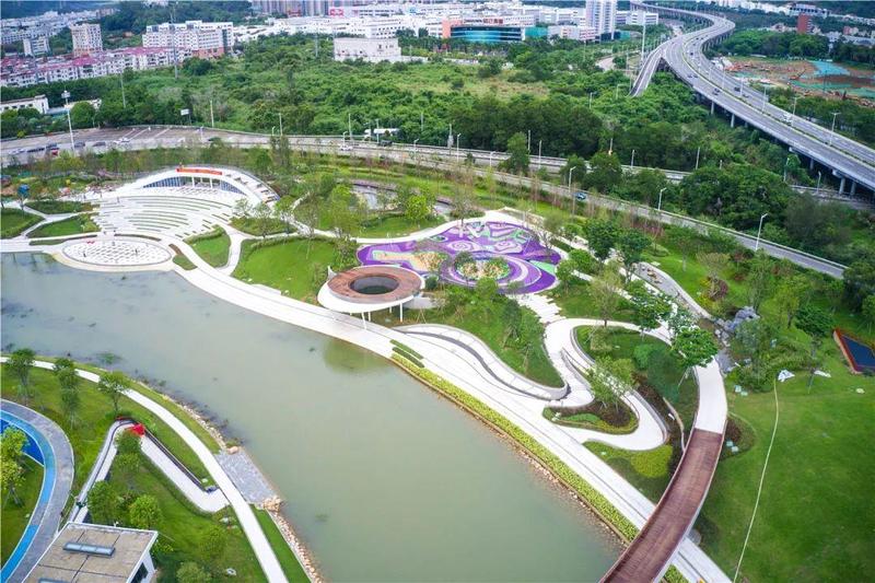抢鲜看葵涌高速口大美公园将破茧而出