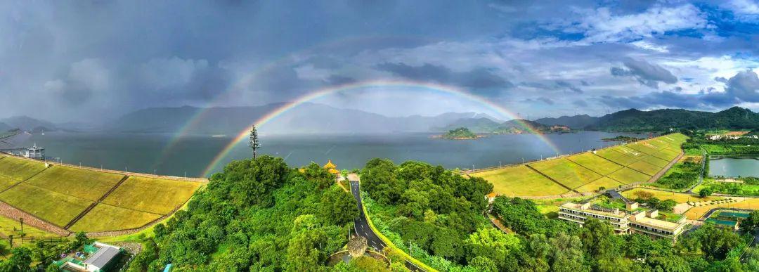 惊艳!光明出现双彩虹,这份"小美好"你收到了吗?