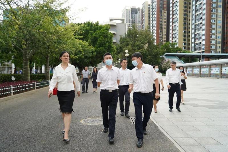 市委教育工委书记,市教育局局长陈秋明率队到光明区开展调研_深圳新闻