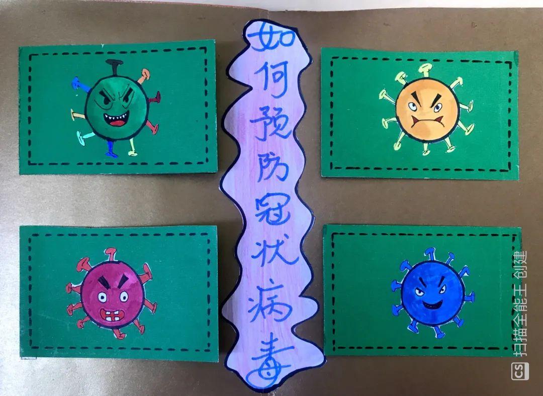 读者原创绘本⑦ | 10岁萌娃巧手自制立体绘本:击碎病毒,我们有信心!