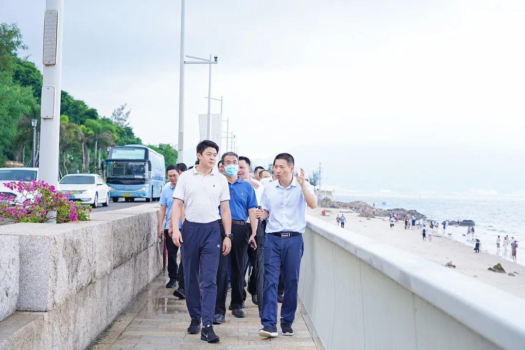 9月19日,中秋假期第一天,大鹏新区党工委副书记,管委会主任刘广阳带队